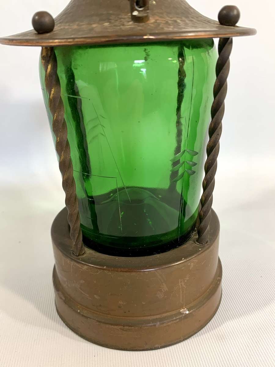 Vintage Music Box - German Made - Functional Decanter encased in Copper Surrounds