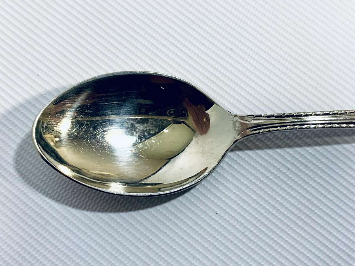 Set of 6 Vintage Sepelia Silver-Plated Teaspoons  Sheffield, England  11cm
