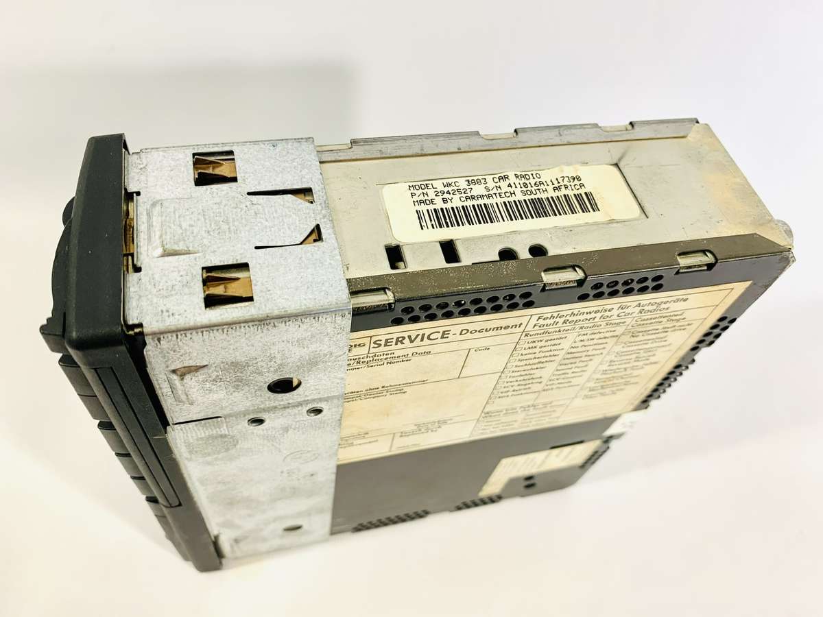 Vintage BMW Bavaria RDS Car Radio with Cassette Deck (Untested)