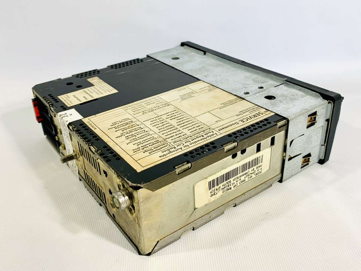 Vintage BMW Bavaria RDS Car Radio with Cassette Deck (Untested)