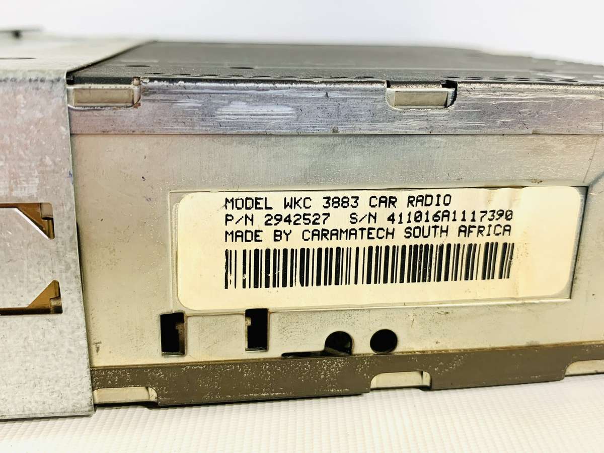 Vintage BMW Bavaria RDS Car Radio with Cassette Deck (Untested)