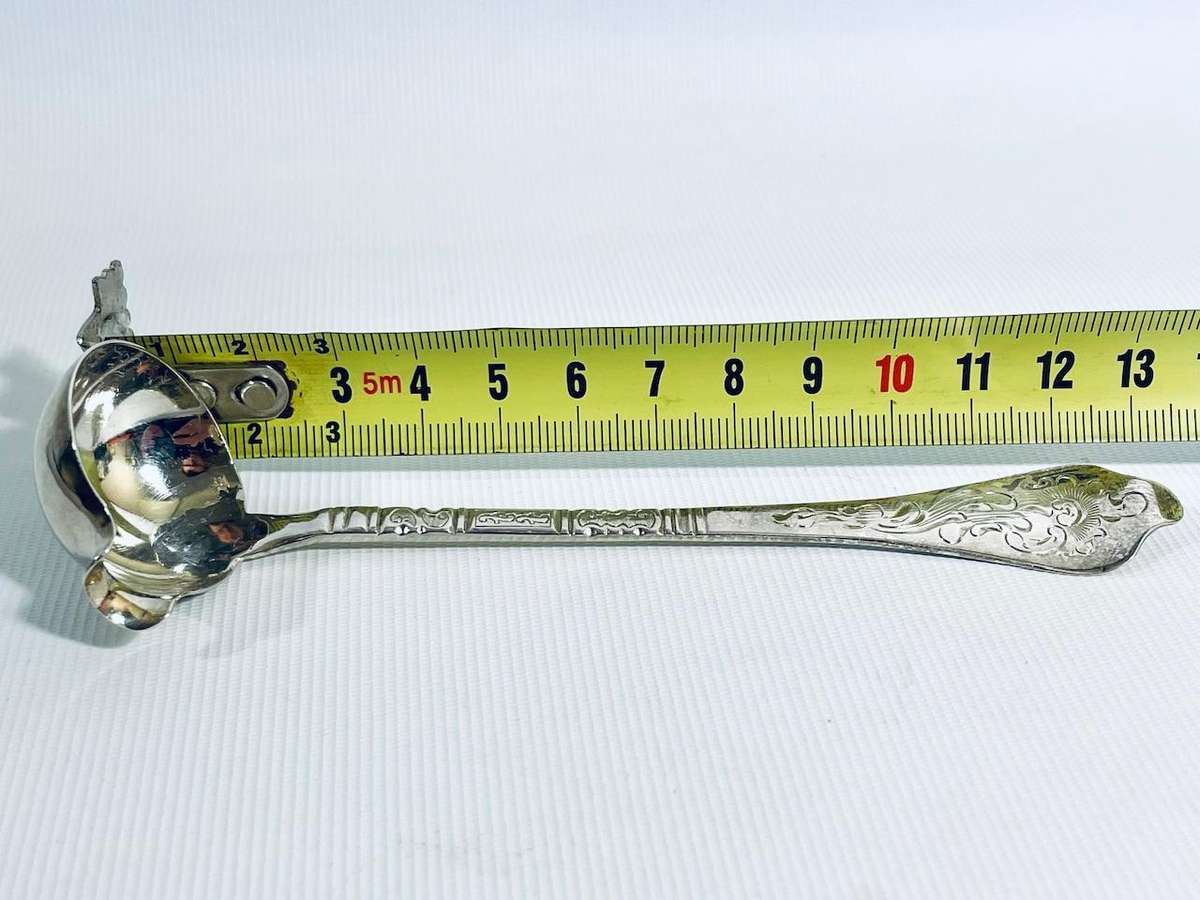 Antique Danish Hallmarked Silver Sauce Ladle - G. Kölling, Copenhagen 1916  13.5cm, 17.8g