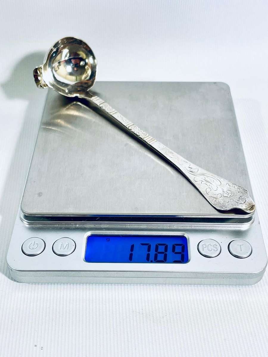 Antique Danish Hallmarked Silver Sauce Ladle - G. Kölling, Copenhagen 1916  13.5cm, 17.8g