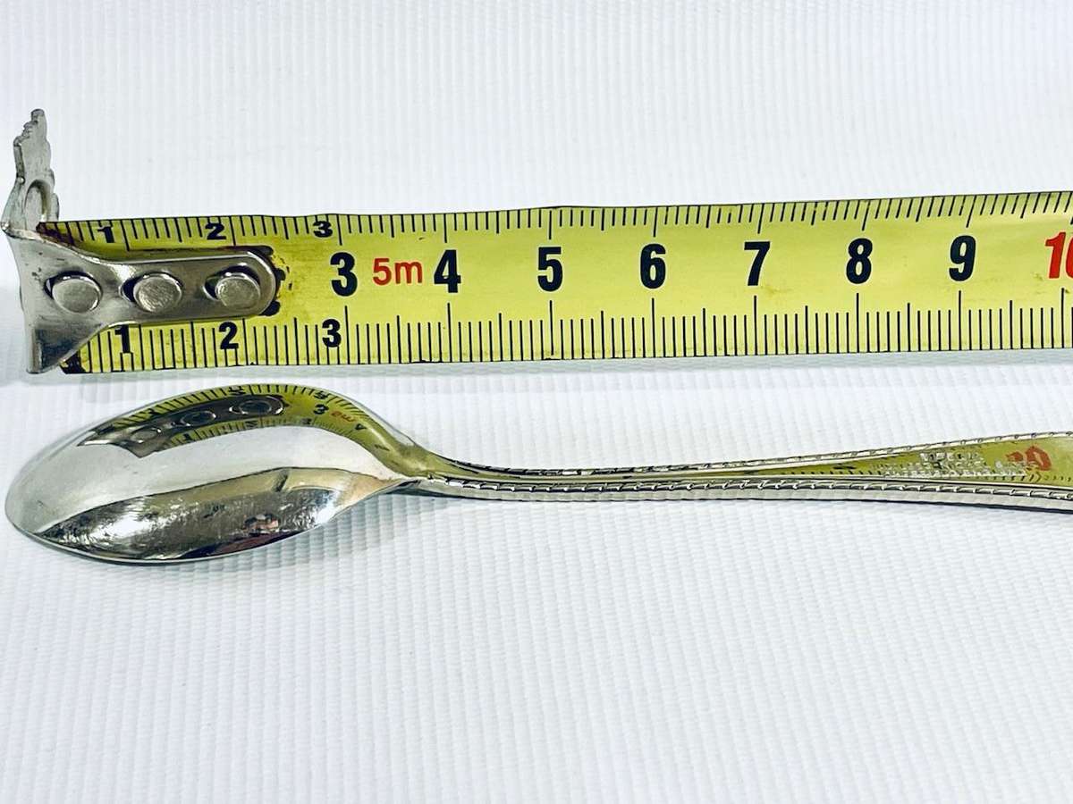 Set of 6 Vintage Sepelia Silver-Plated Teaspoons  Sheffield, England  11cm