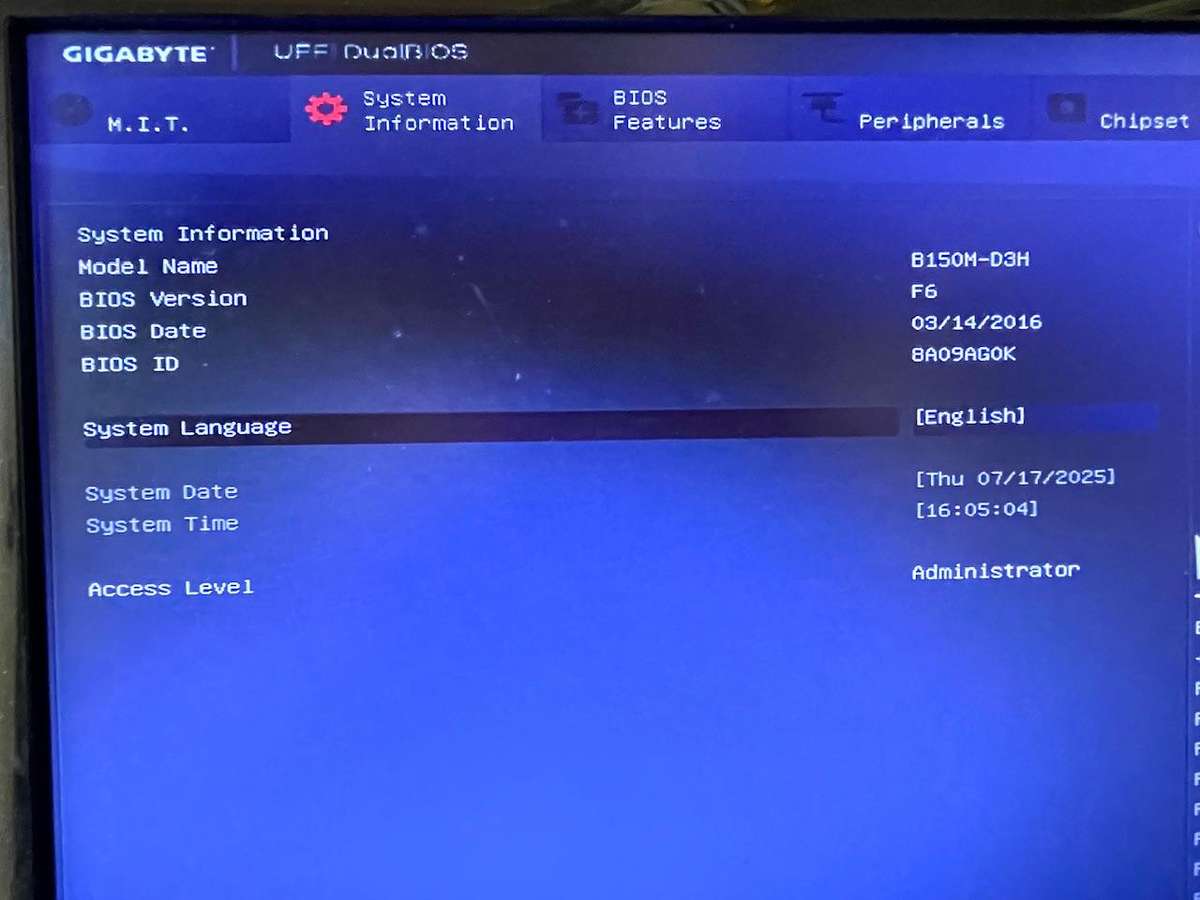 PC Desktop - Gigabyte Ultra Durable - Intel i5-6400 CPU - 4GB DDR4 Ram - HDMI / DVI / VGA - NO HDD