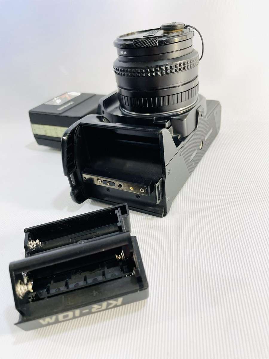 2 x Ricoh SLR 35mm Film Cameras with Accessories