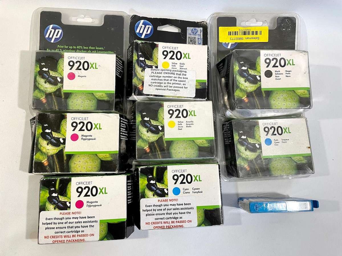 Quantity Expired Sealed HP Ink Cartridges