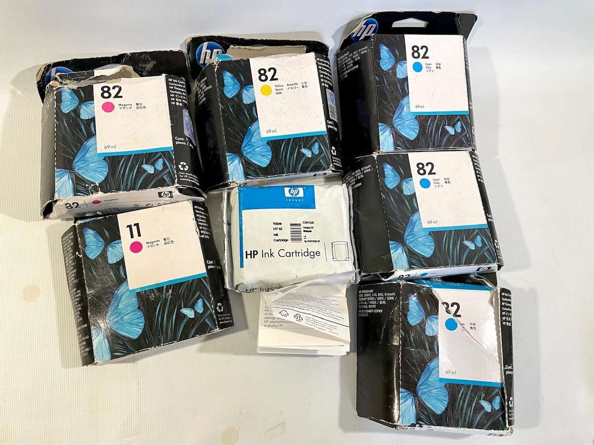 Quantity Expired Sealed HP Ink Cartridges