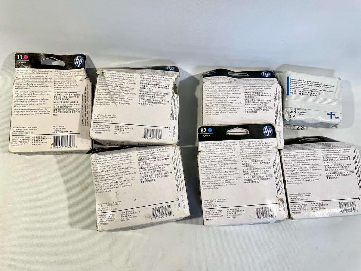 Quantity Expired Sealed HP Ink Cartridges