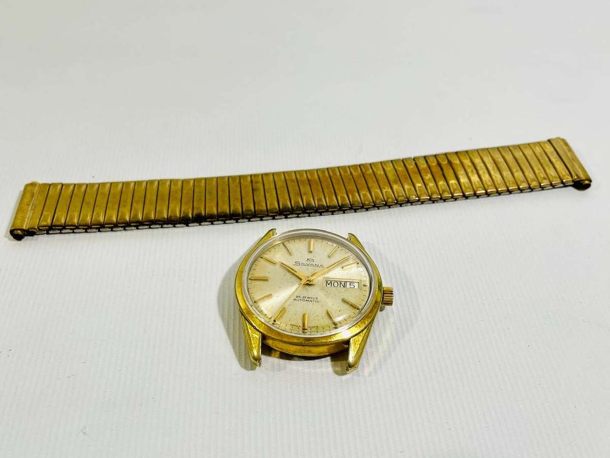 Vintage Silvana 25 Jewels Automatic Mechanical Gents Swiss Made Watch