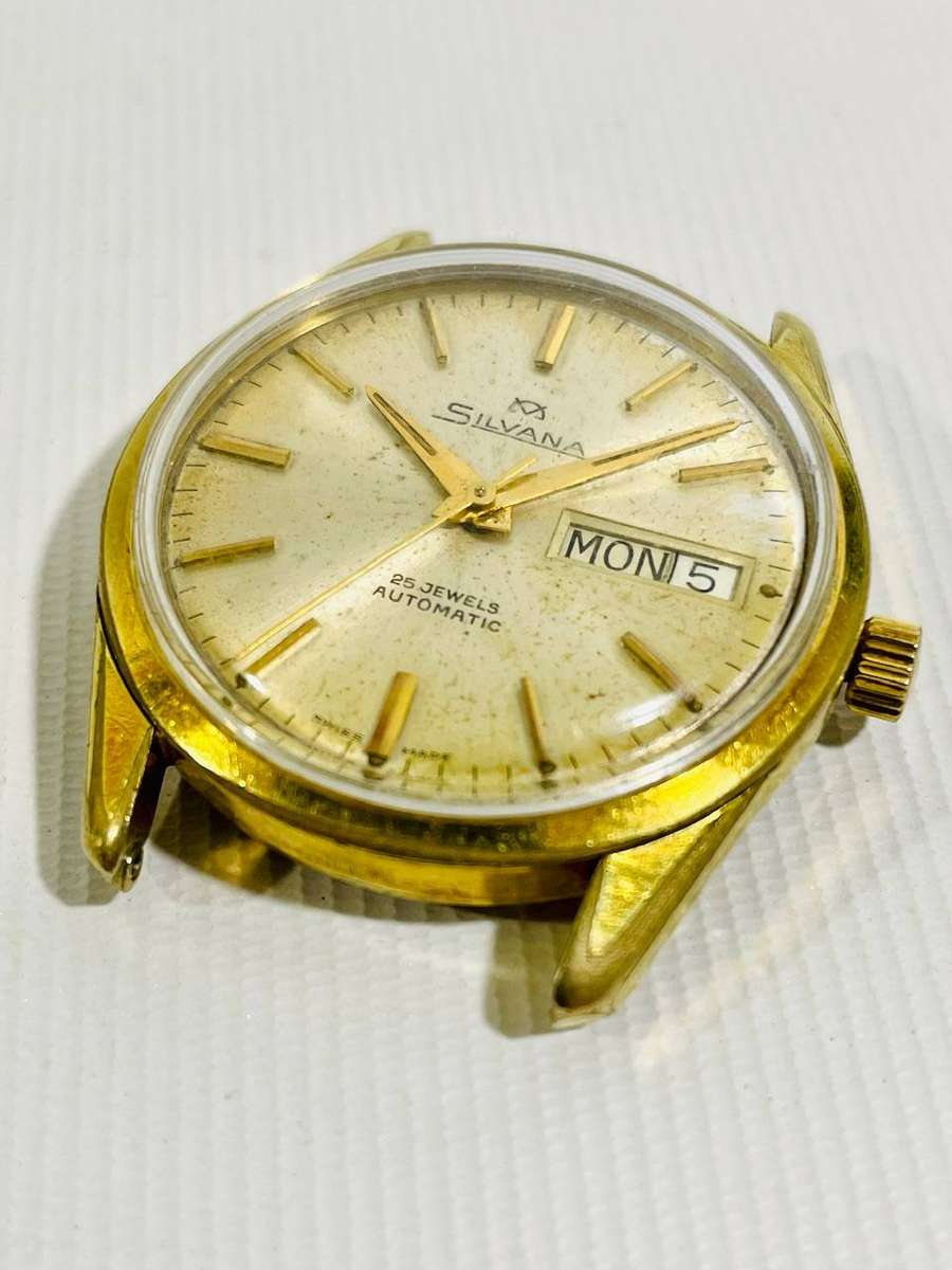 Vintage Silvana 25 Jewels Automatic Mechanical Gents Swiss Made Watch