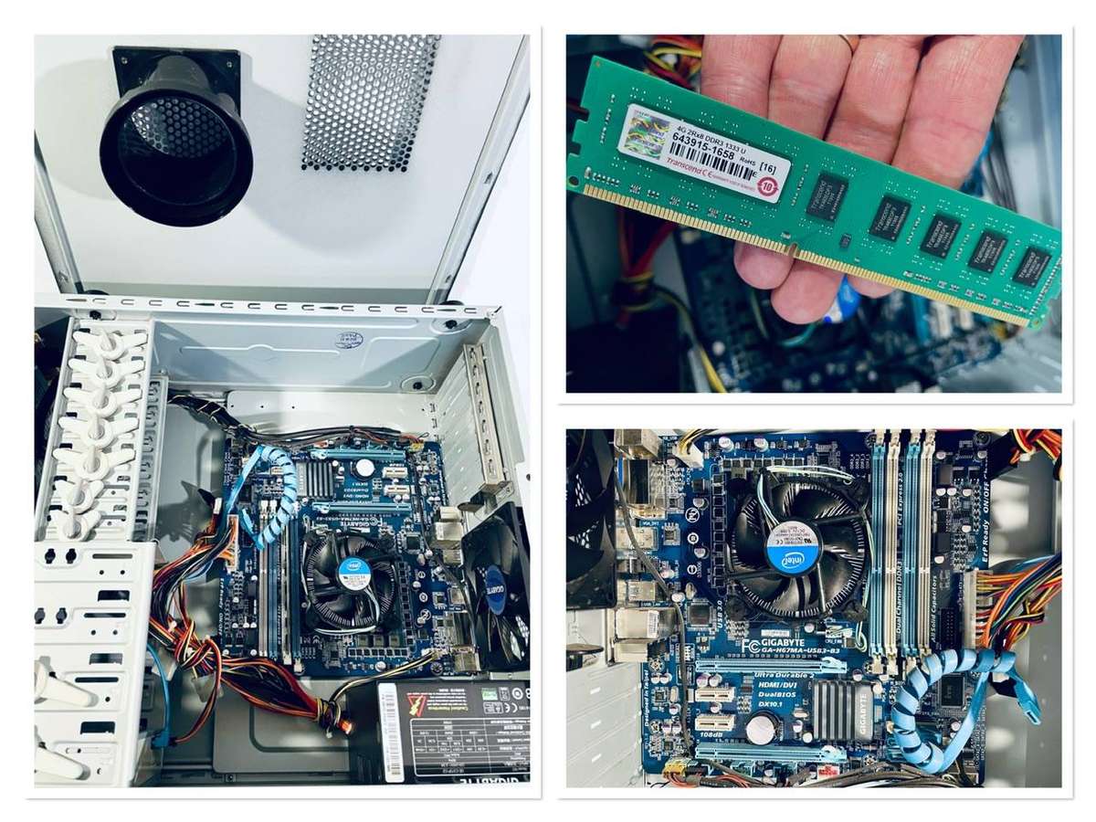 PC Desktop + 19.5 Acer Monitor | Intel i5-2500 | 4GB DDR3 | No HDD