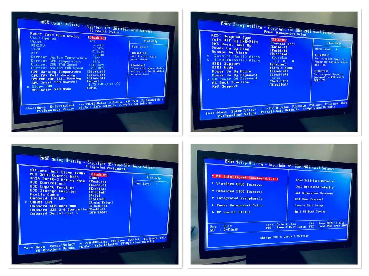PC Desktop + 19.5 Acer Monitor | Intel i5-2500 | 4GB DDR3 | No HDD