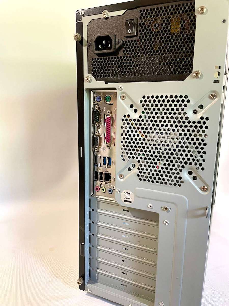 Desktop PC Tower Gigabyte Ultra Durable GA-H81M Motherboard, Intel i5 CPU, 4GB RAM