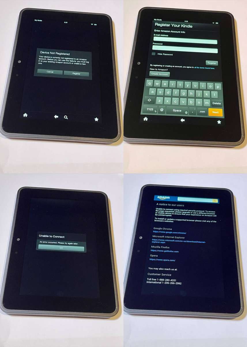 Amazon Kindle Fire HD 7-inch 2nd Generation, 2012  model X43Z60 (Limited Functionality)  Boxed