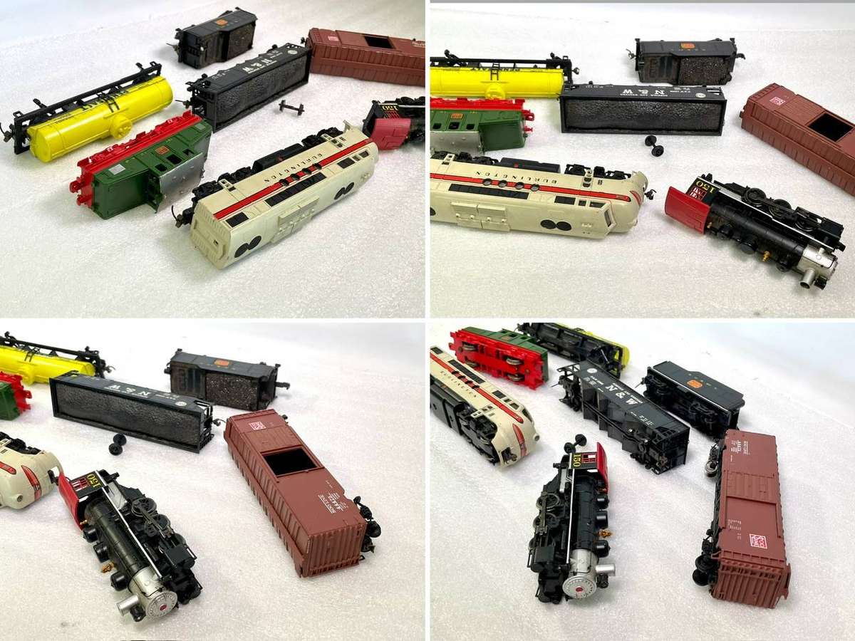 Bachmann & Mixed Model Train Lot  Locomotives, Rolling Stock & Controller (As-Is / Untested)