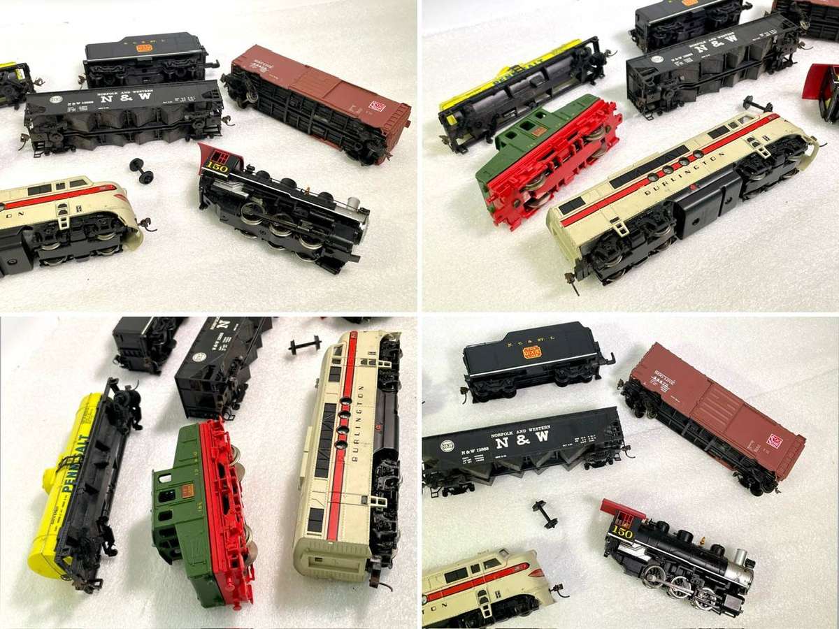 Bachmann & Mixed Model Train Lot  Locomotives, Rolling Stock & Controller (As-Is / Untested)
