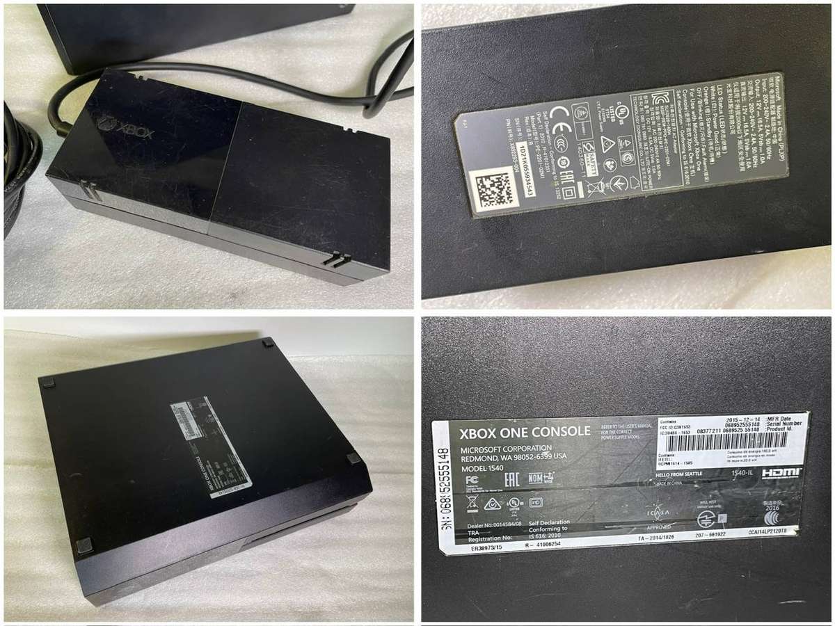 Xbox One Console  500GB  Includes Original Power Supply  1 Rand Start!
