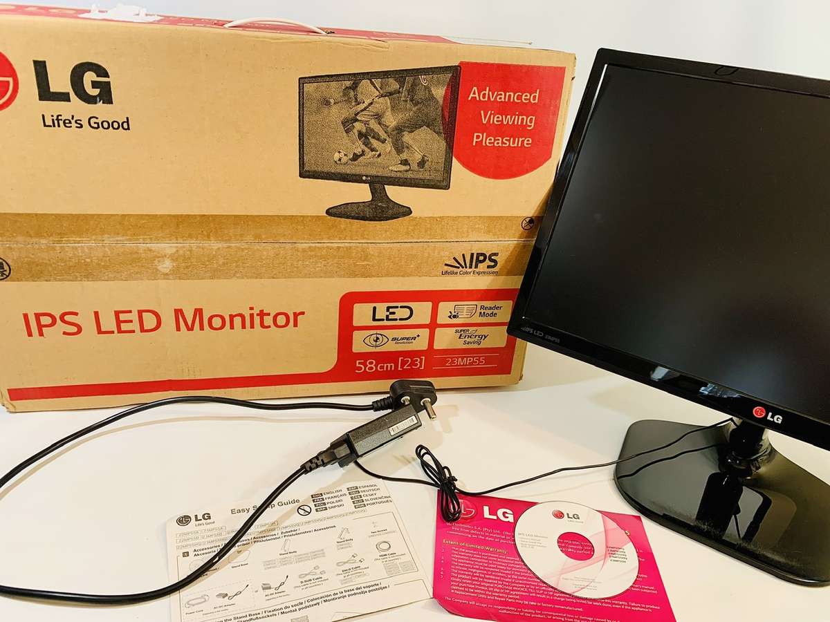LG 23 inch Full High Definition Monitor / Screen (23MP55HQ)