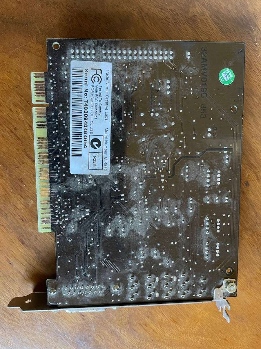 Vintage Retro Gaming PC  Pentium 133 / ASUS VX97 / Sound Blaster Live / Tseng Labs VGA