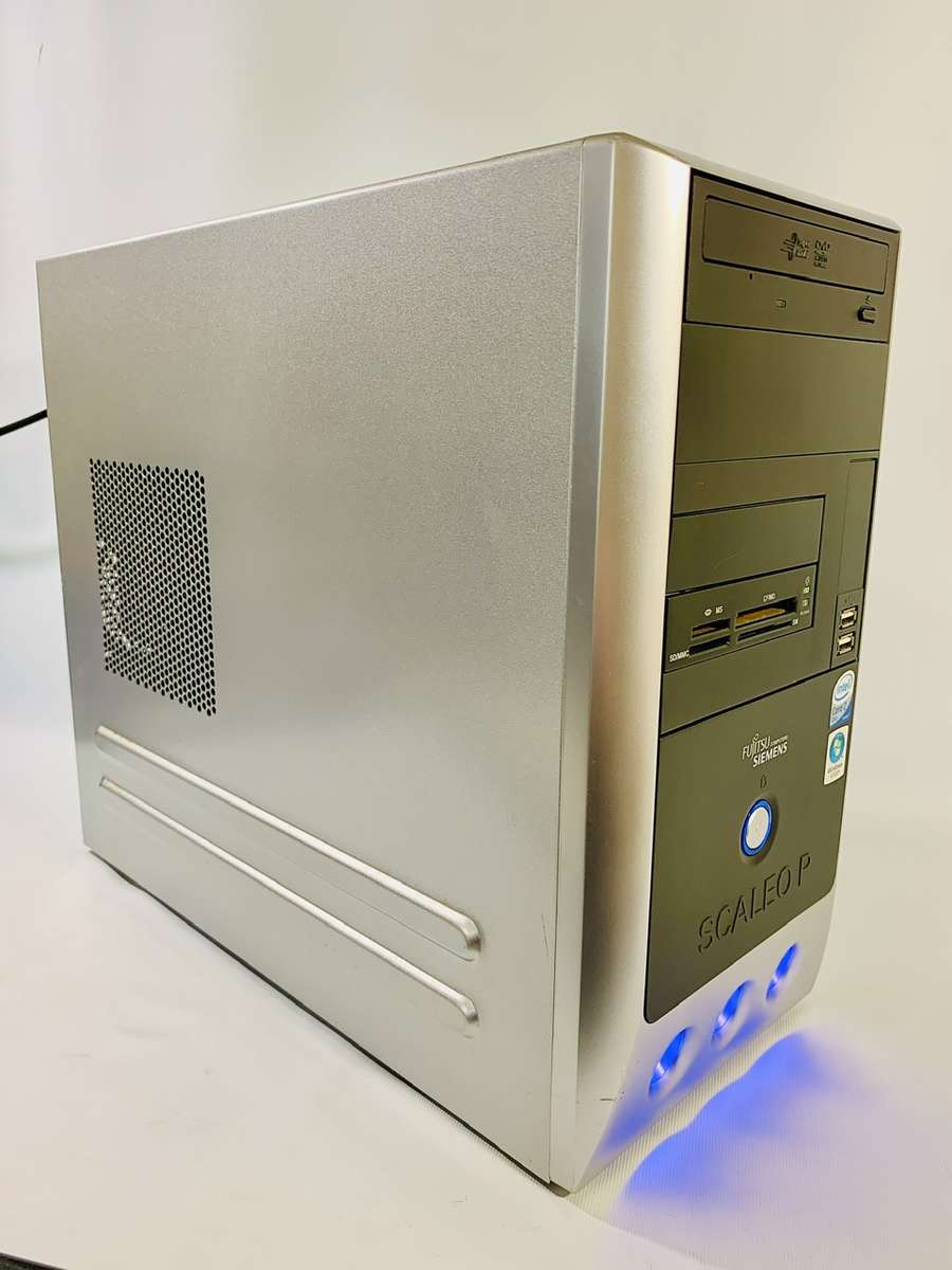 Fujitsu Desktop PC Tower - Nvidea GeForce 210 1GB, Intel Core Duo 1.80GHz, Windows Vista