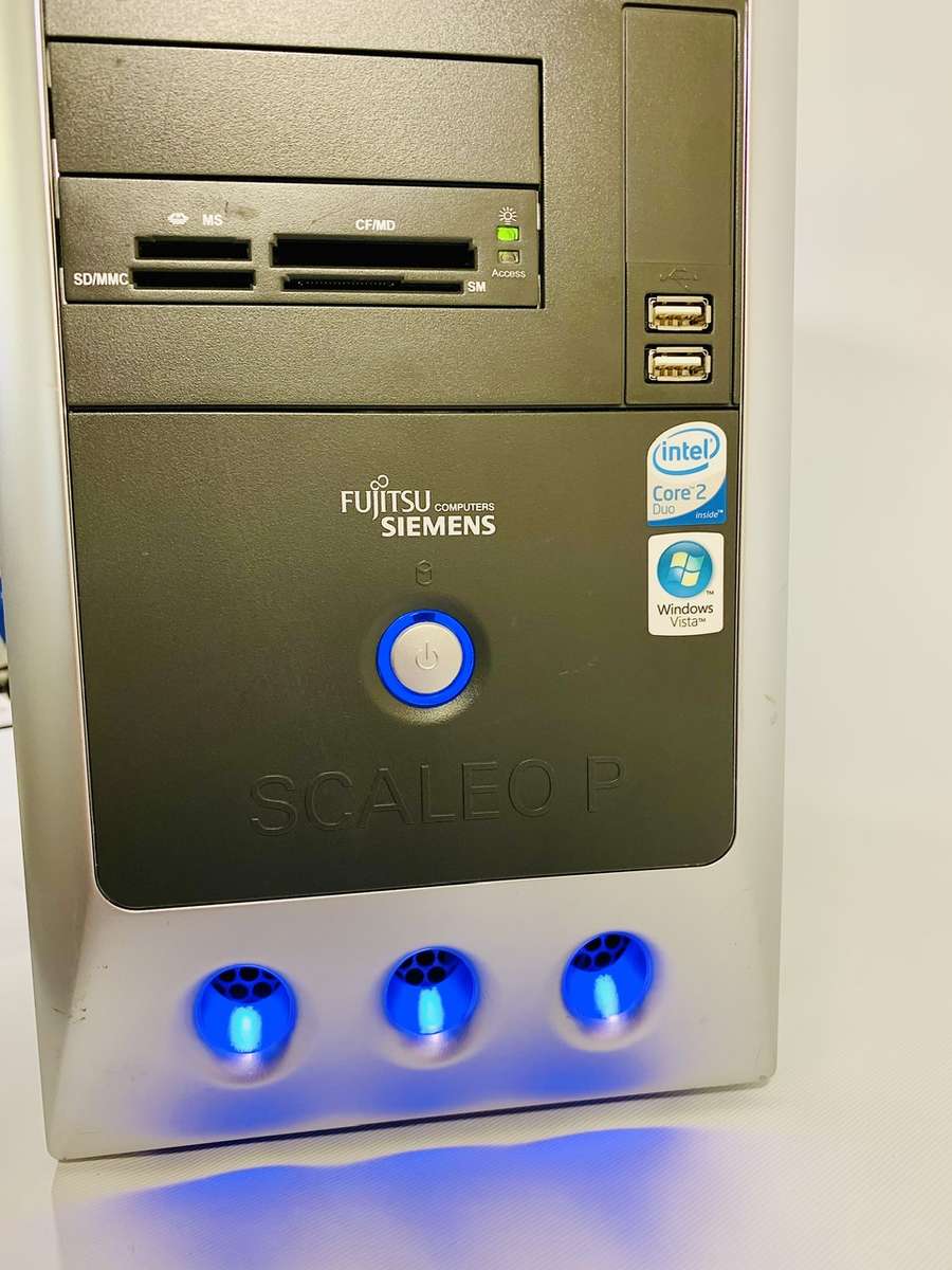 Fujitsu Desktop PC Tower - Nvidea GeForce 210 1GB, Intel Core Duo 1.80GHz, Windows Vista