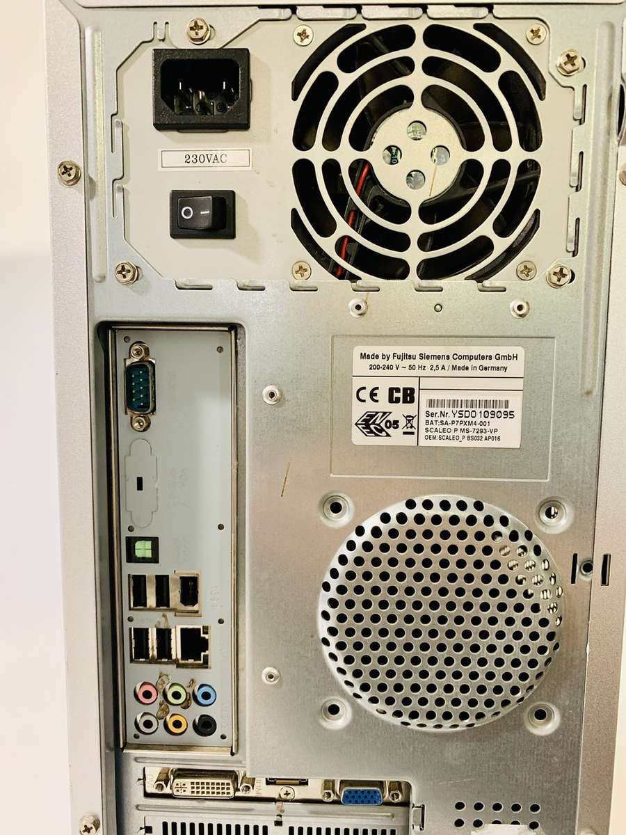 Fujitsu Desktop PC Tower - Nvidea GeForce 210 1GB, Intel Core Duo 1.80GHz, Windows Vista