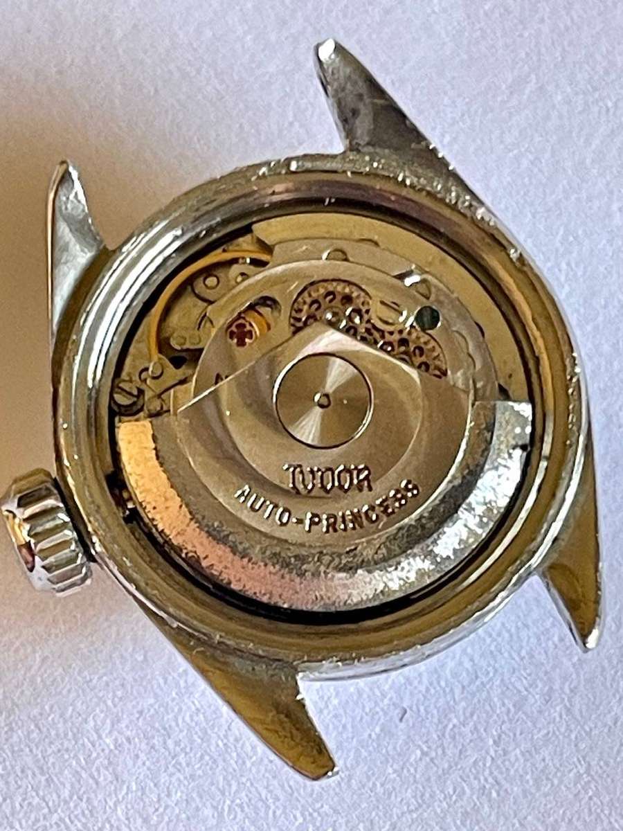 Vintage Tudor Rolex Oyster Princess Automatic Ladies Watch  Runs Well - Needs Strap Pins