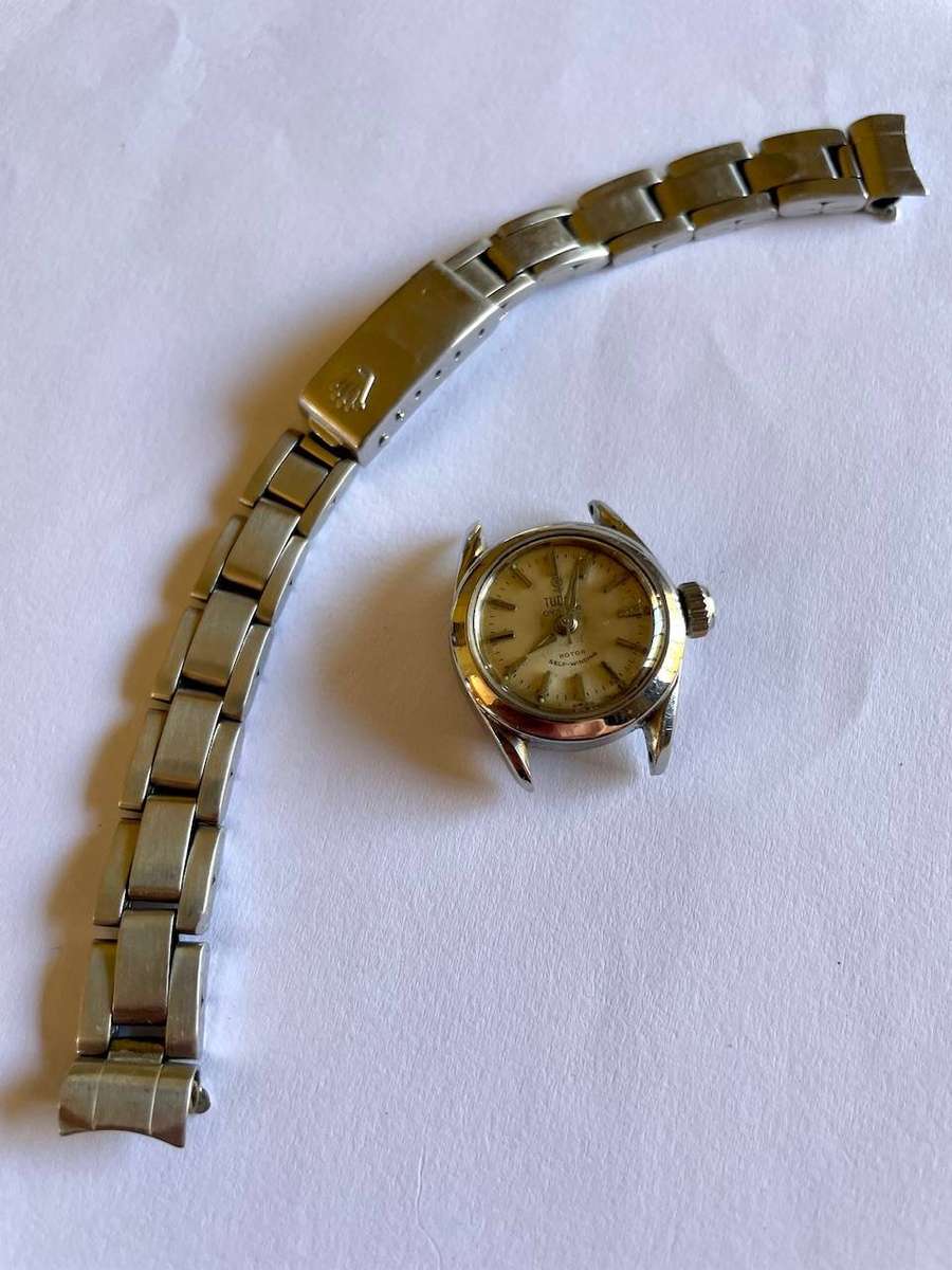 Vintage Tudor Rolex Oyster Princess Automatic Ladies Watch  Runs Well - Needs Strap Pins