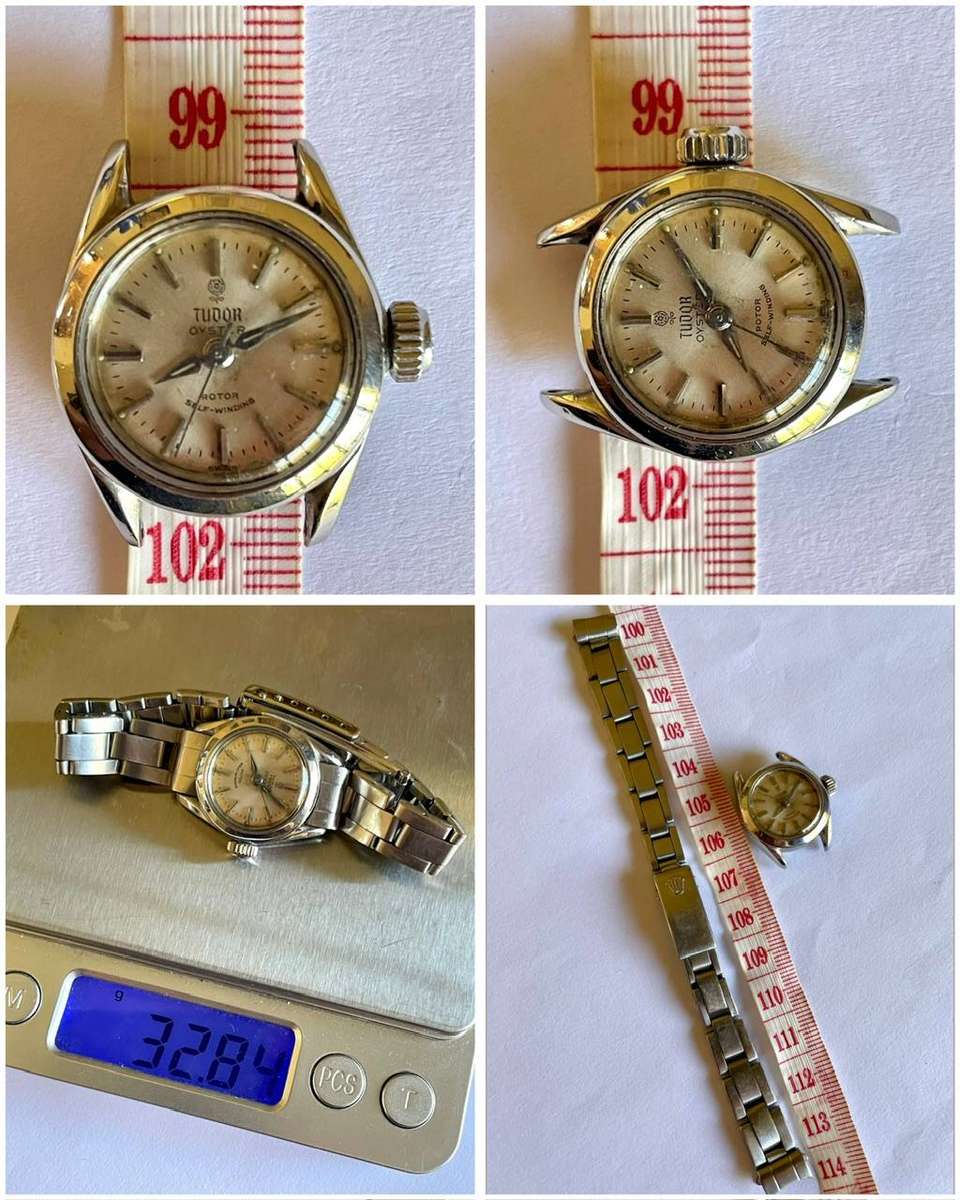 Vintage Tudor Rolex Oyster Princess Automatic Ladies Watch  Runs Well - Needs Strap Pins