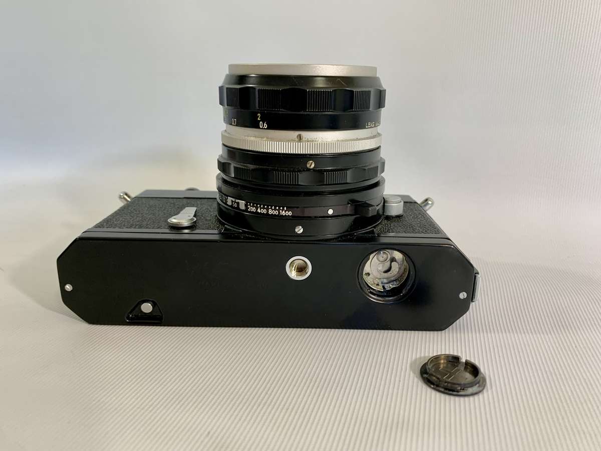 Nikon Nikkormat F1 SLR 35mm Film Camera with Nikkor-H Auto 1:2 50mm Lens