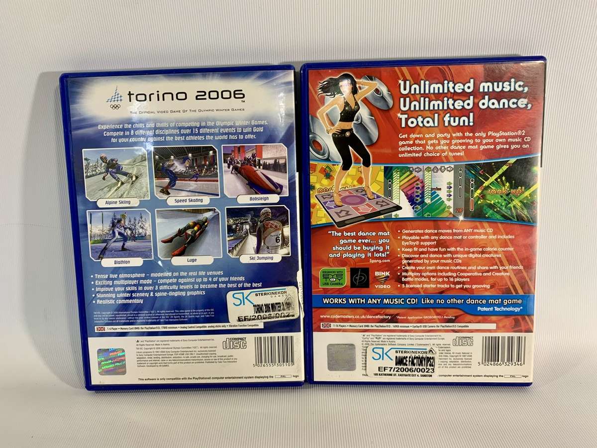 9 x PlayStation 2 Games (Includes Amplitude, Tekken 5, Hotwheels, Dance Factory, etc.)