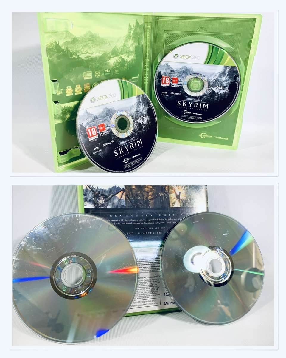 6 x Xbox 360 Games (Including Skyrim, The Witcher 2, Metal Gear Solid, etc)