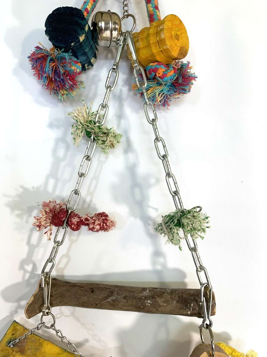 Fairly Large Collection of Bird Cage Toys