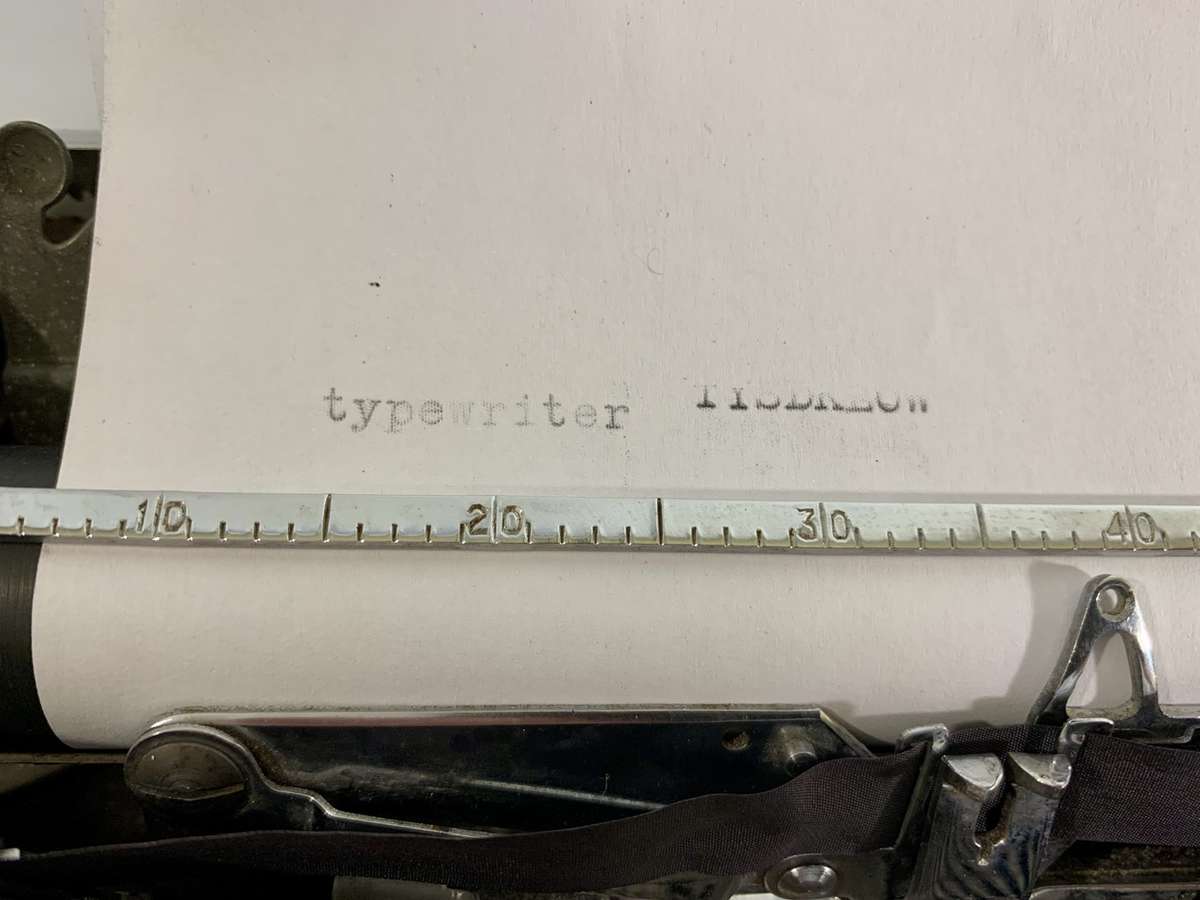Empire Aristocrat Typewriter (works, but needs adjustment)