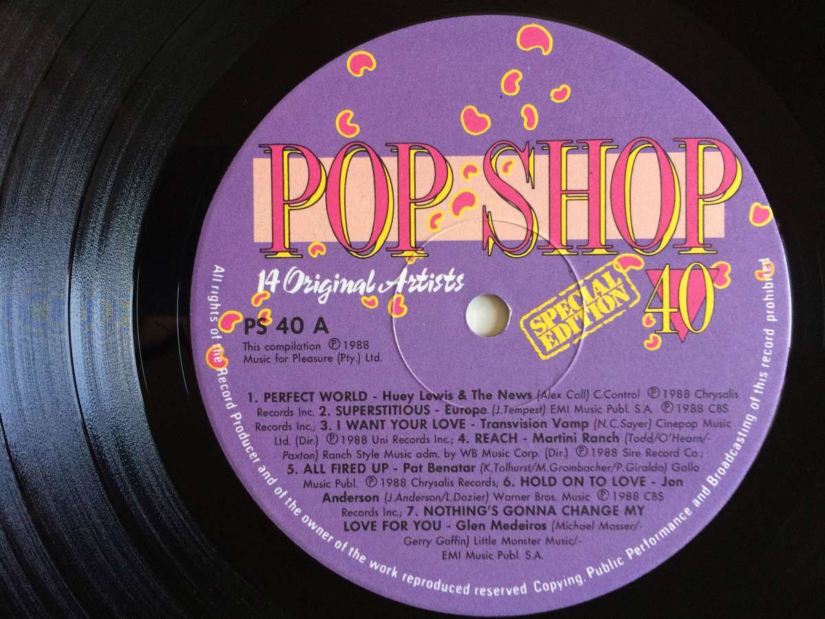 Pop Shop 40 (Vinyl LP) (Cover VG, LP VG+)