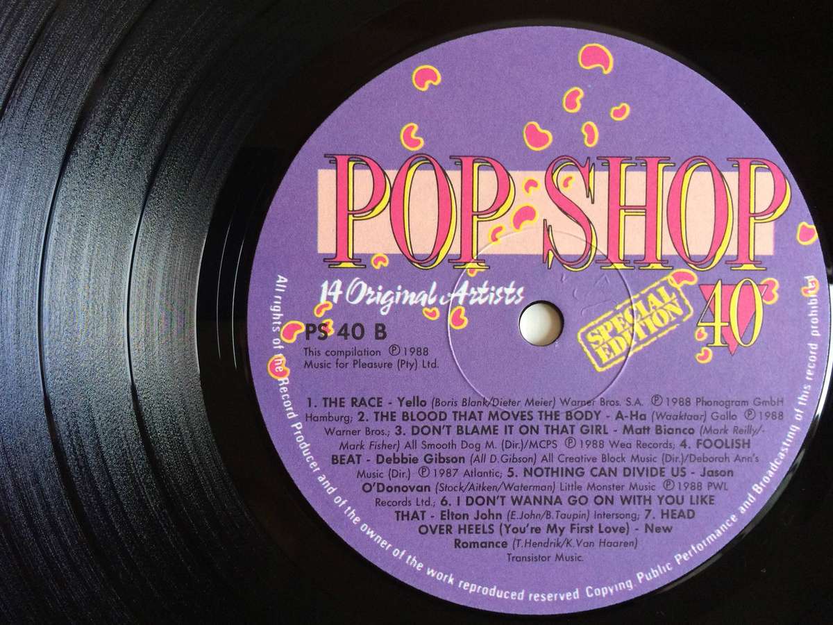 Pop Shop 40 (Vinyl LP) (Cover VG, LP VG+)