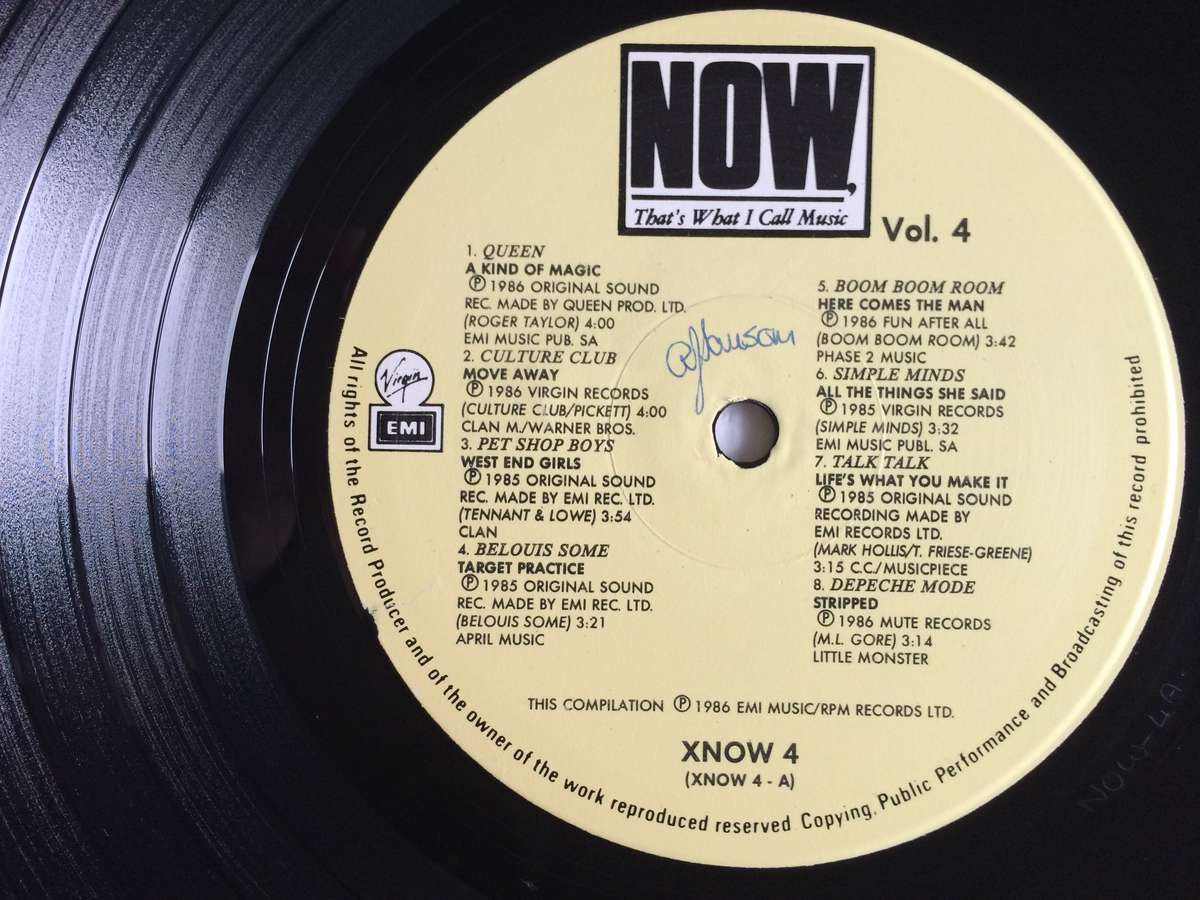 NOW That`s What I Call Music 4 (Vinyl LP) (Cover VG+, LP Strong VG)