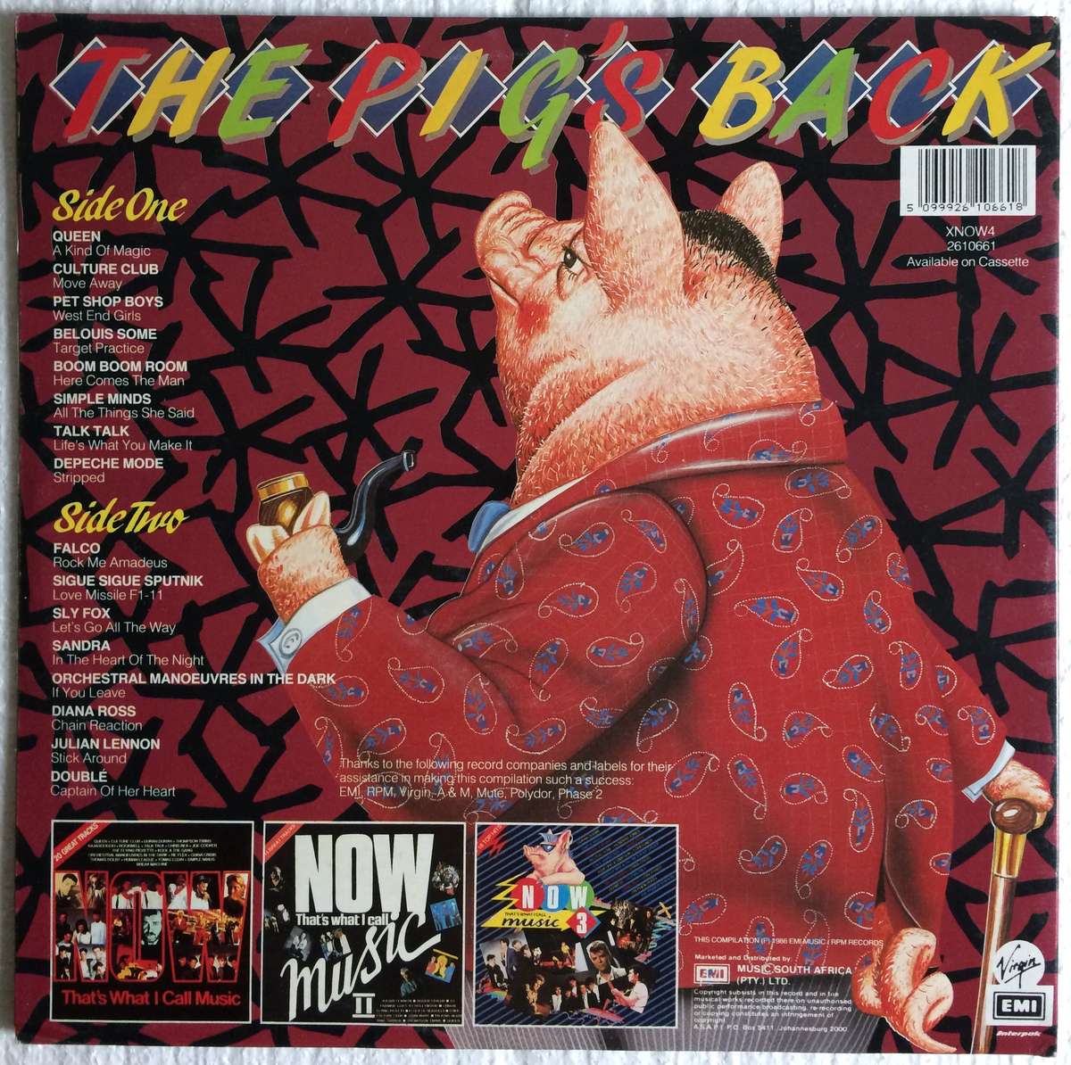 NOW That`s What I Call Music 4 (Vinyl LP) (Cover VG+, LP Strong VG)