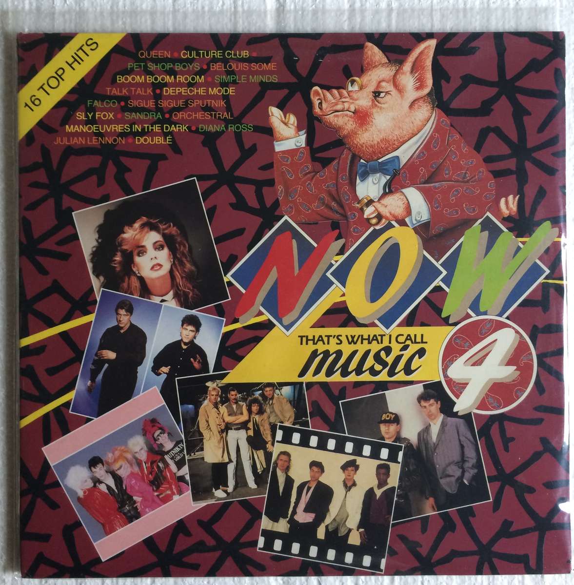 NOW That`s What I Call Music 4 (Vinyl LP) (Cover VG+, LP Strong VG)