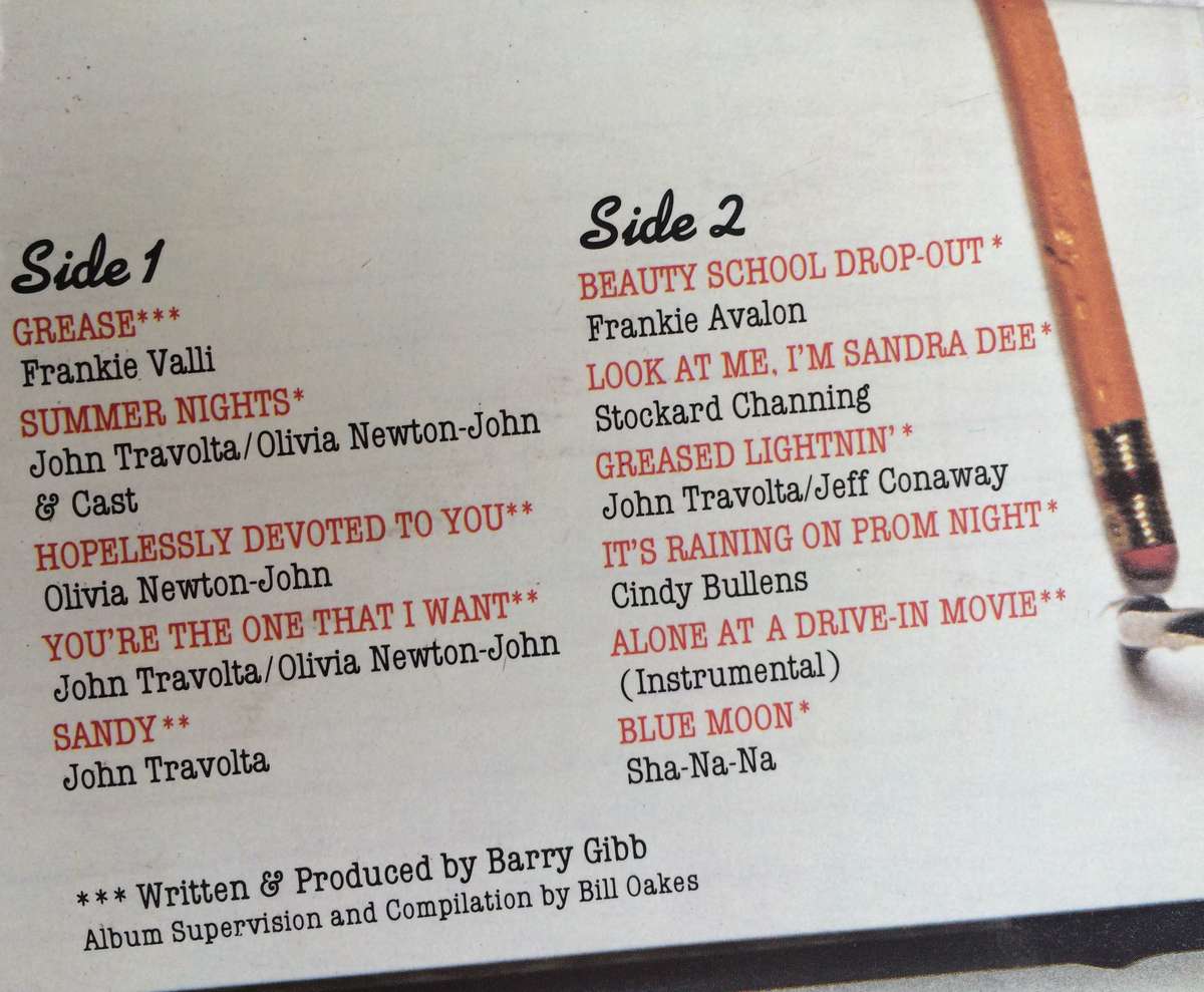 Various  Grease (2 x Vinyl LP) (Cover VG+, LP's VG to VG+)