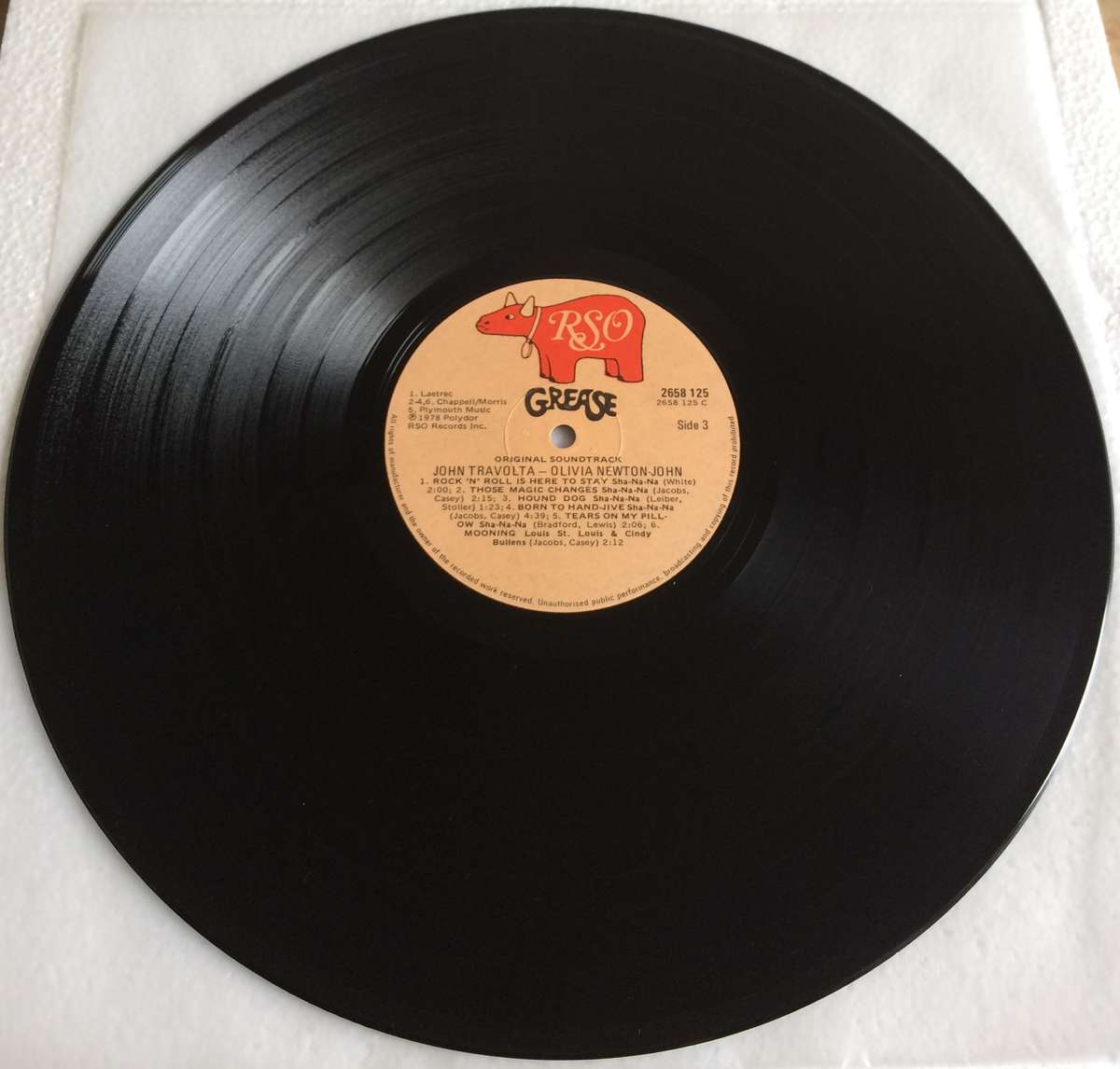 Various  Grease (2 x Vinyl LP) (Cover VG+, LP's VG to VG+)