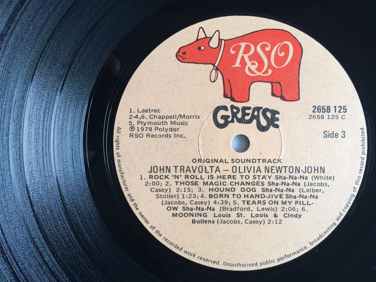 Various  Grease (2 x Vinyl LP) (Cover VG+, LP's VG to VG+)