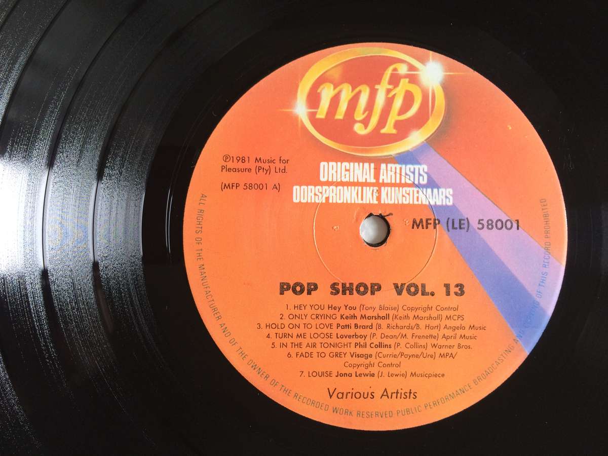 Pop Shop 13 (Vinyl LP) (Cover VG+, LP VG+)
