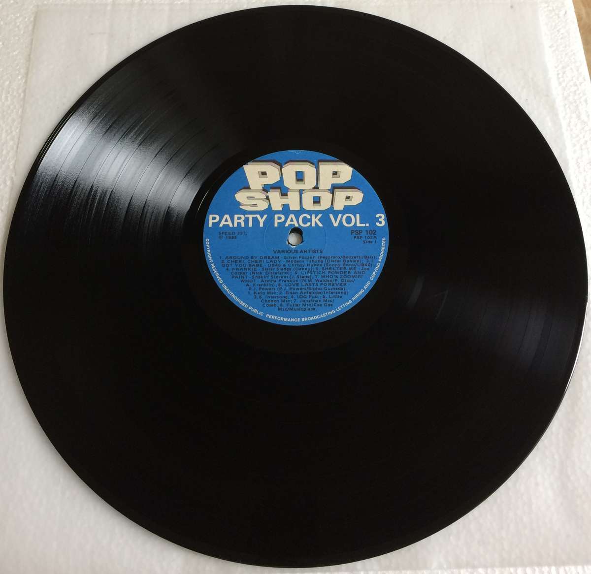 Pop Shop - Party Pack 3 (Vinyl LP) (Cover VG+, LP VG+)