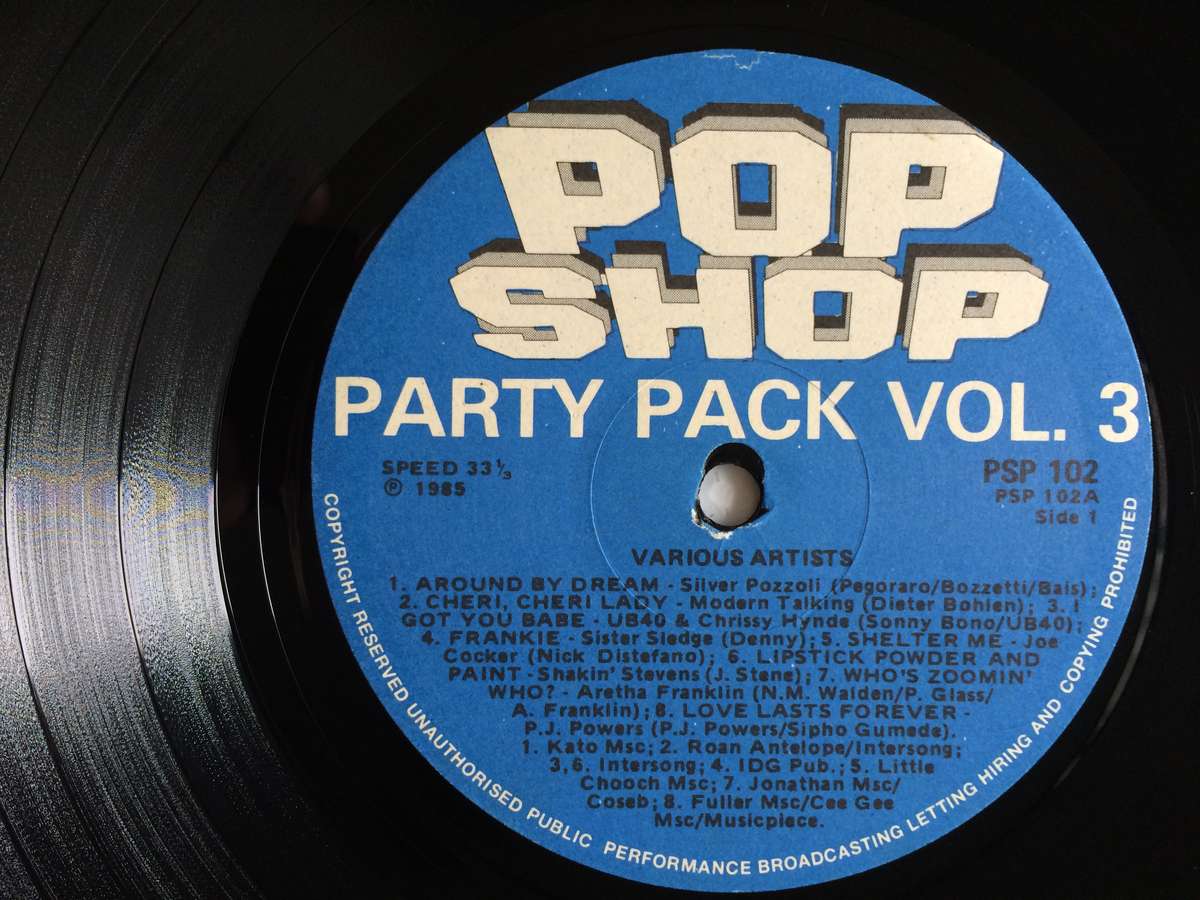 Pop Shop - Party Pack 3 (Vinyl LP) (Cover VG+, LP VG+)