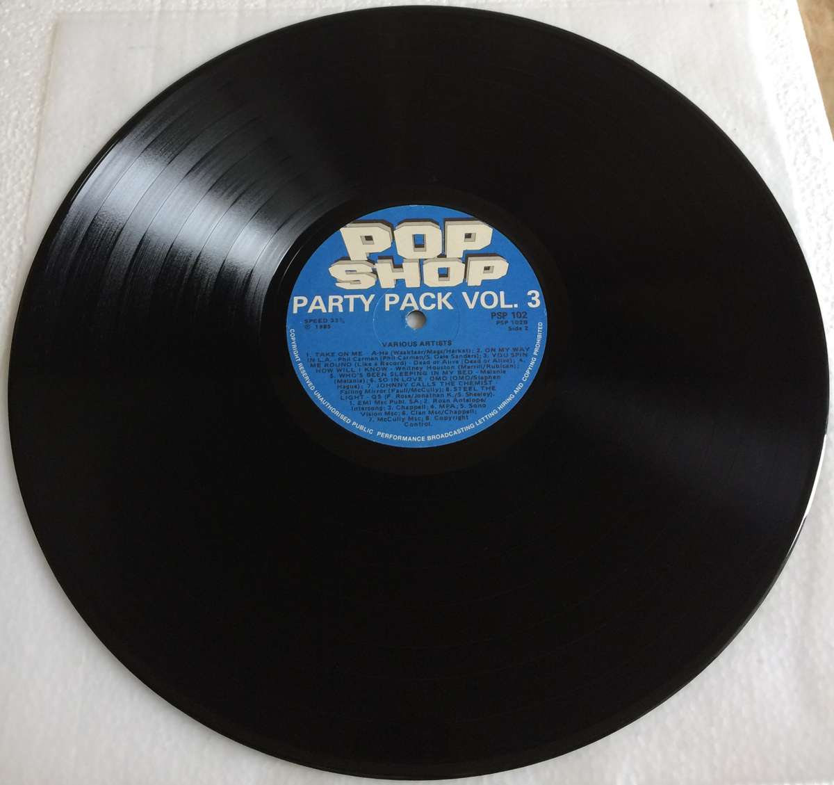 Pop Shop - Party Pack 3 (Vinyl LP) (Cover VG+, LP VG+)