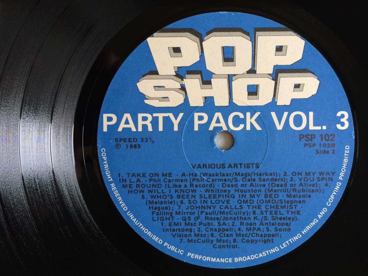 Pop Shop - Party Pack 3 (Vinyl LP) (Cover VG+, LP VG+)