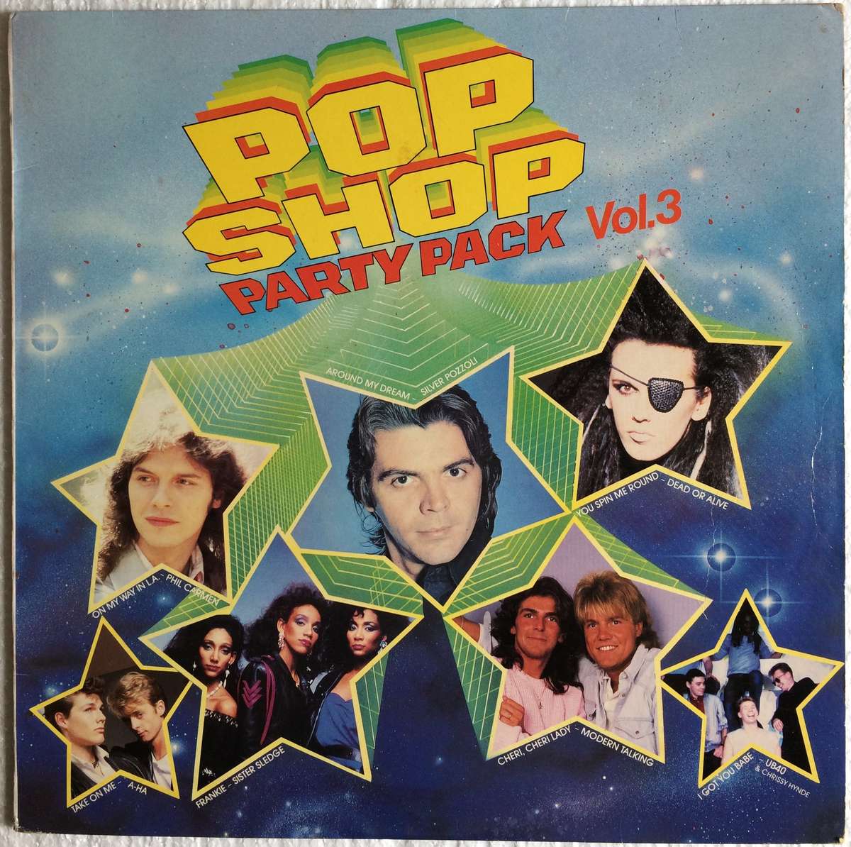 Pop Shop - Party Pack 3 (Vinyl LP) (Cover VG+, LP VG+)