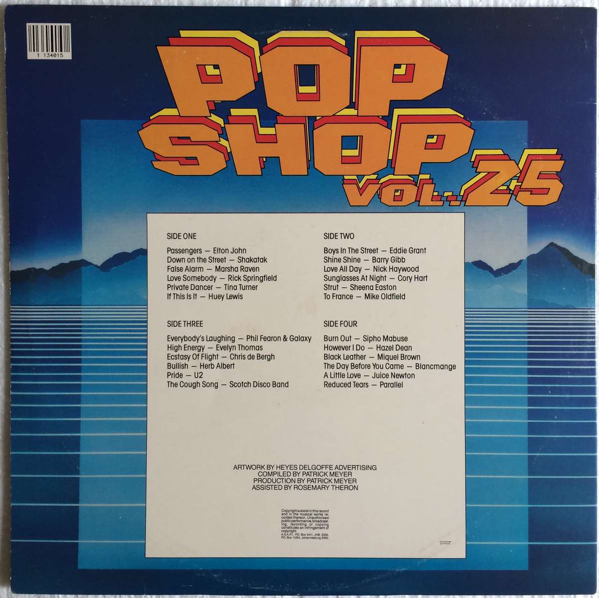 Pop Shop Vol 25 (2 x Vinyl LP, Compilation) (Cover VG+, LP`s VG+)